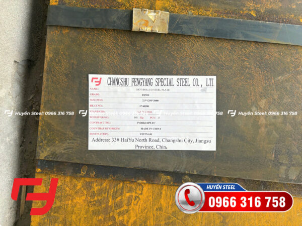Thép chống đạn FD500