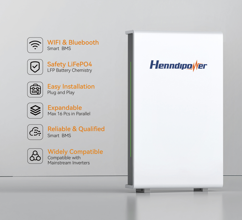 Tủ pin Lithium Ion dạng đứng 10.24KWh & 16.38KWh